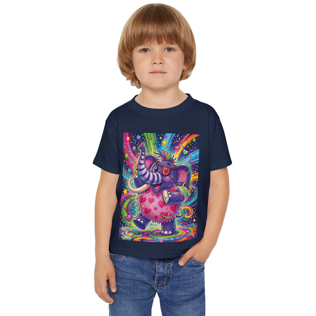 Piklez™ Heavy Cotton™ Toddler T-Shirt – "Born to Celebrate!" Graphic Shirt | Smile Universe Collection