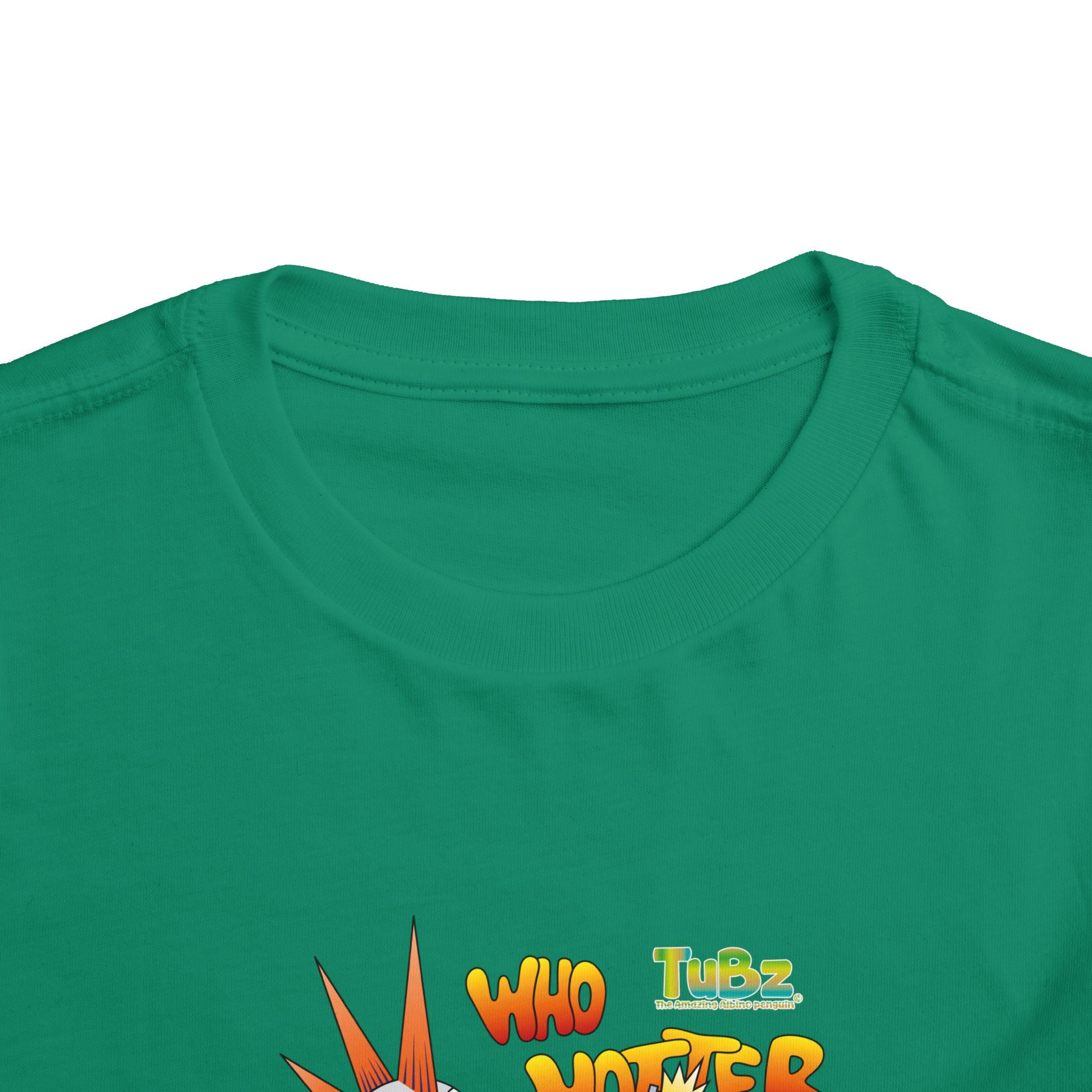 TuBz™ Rockstar Kids T-Shirt - "Who Hotter Than Me!" Graphic Tee | Smile Universe TuBz4Kidz Collection
