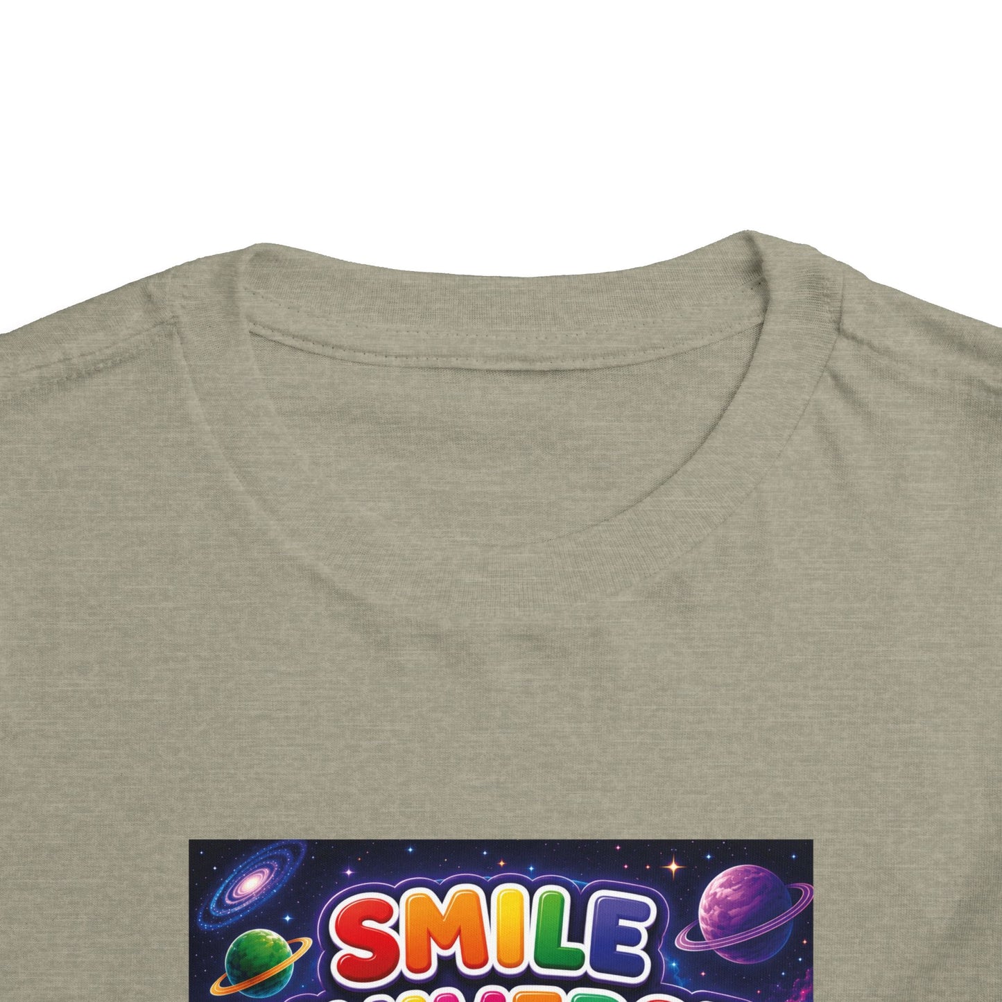 Smile Universe™ Toddler Short Sleeve Tee – "Where Being Different is CELEBRATED!" Graphic
