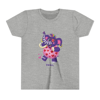 Piklez™ Youth Short Sleeve Tee – "Full of Love!" Graphic Shirt | Smile Universe Collection
