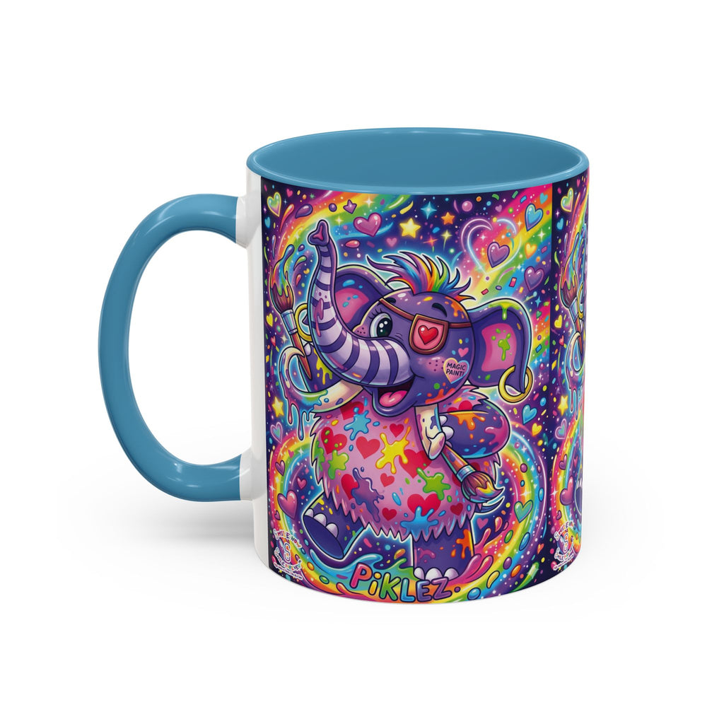 Piklez™ 15oz Ceramic Mug – "Magic Paint!" Graphic | Smile Universe Collection