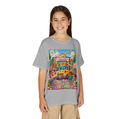 Lani™ Youth DryBlend® T-Shirt – "Where Being Different is CELEBRATED!" Graphic Shirt