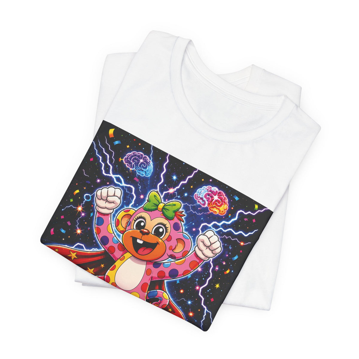 Panz™ Unisex Jersey Short Sleeve Tee For Adult– "My Energy is Powerful" Graphic Tee | Smile Universe Collection