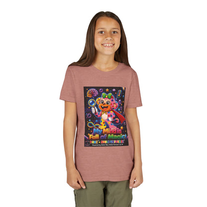 Panz™ Youth Short Sleeve Tee – "My Mind is Full of Magic" Graphic | Smile Universe Collection