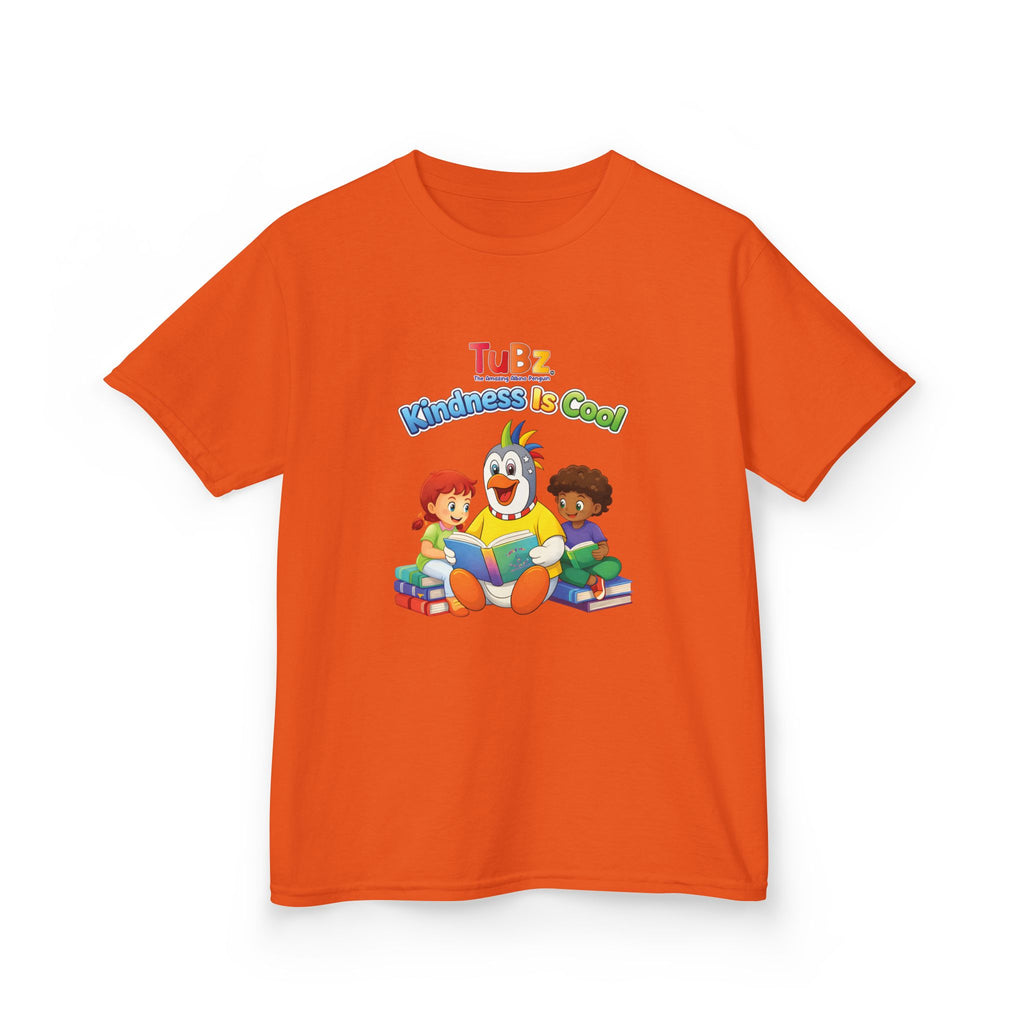 TuBz™ "Kindness Is Cool" Kids T-Shirt - Positive Message Graphic Tee | Smile Universe TuBz4Kidz