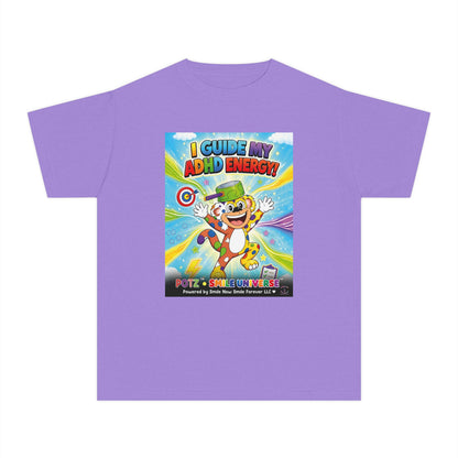 Potz™ Youth Midweight Tee – "I Guide My ADHD Energy!" Graphic Tee | Smile Universe Collection