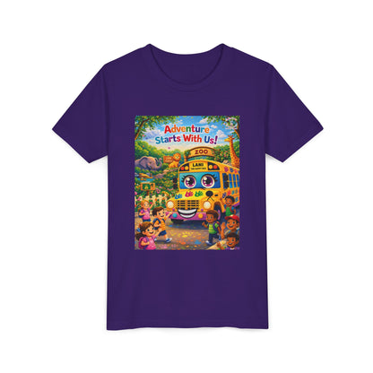 Lani™ Youth Short Sleeve Tee – "Adventure Starts With Us!" Graphic