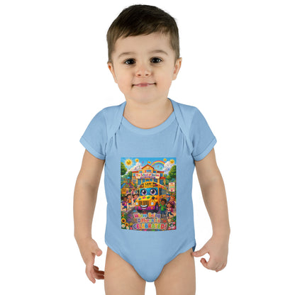 Lani™ Infant Baby Rib Bodysuit – "Where Being Different is CELEBRATED!" Graphic
