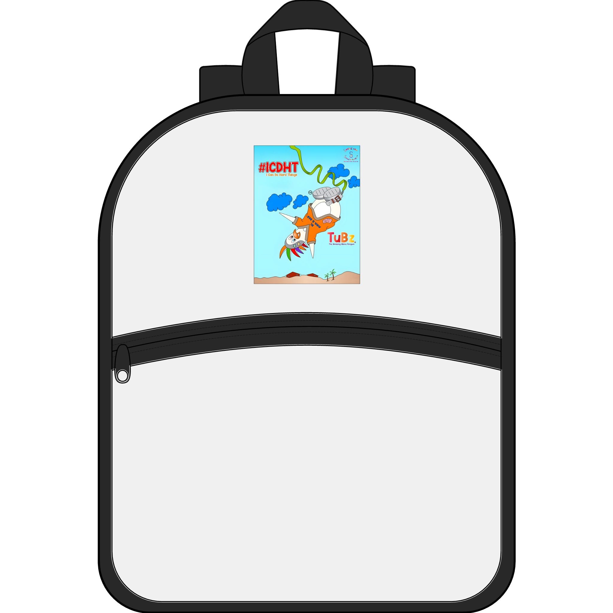 TuBz™ "I Can Do Hard Things" Kids Clear Backpack - School & Stadium Bag | TuBz4Kidz