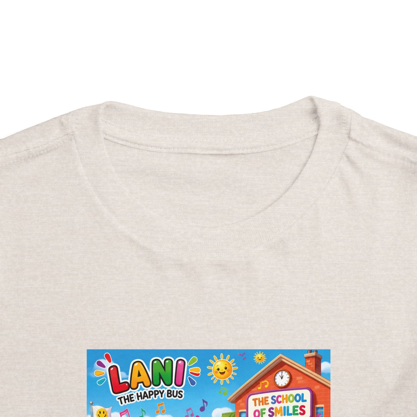 Lani™ Toddler Short Sleeve Tee – "Let's Sing Happiness Together!" Graphic