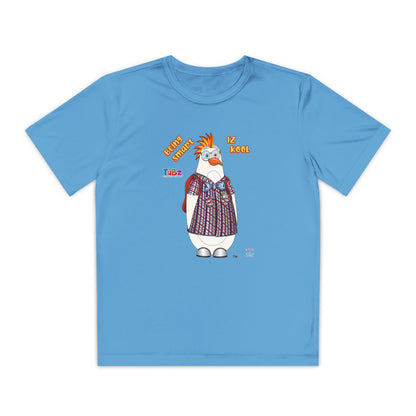 TuBz™ "Being Smart Iz Kool" Youth Competitor T- Shirt - Character Dress-Up Graphic Tee