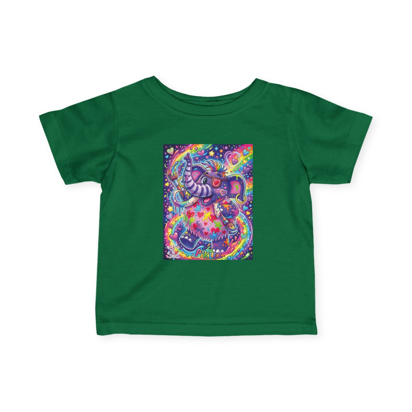 Piklez™ Infant Fine Jersey Tee – "Magic Paint!" Graphic Shirt | Smile Universe Collection