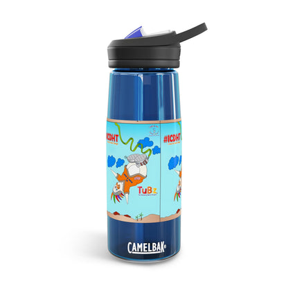 TuBz™ "I Can Do Hard Things" CamelBak Eddy® Kids Water Bottle - Spill-Resistant School Bottle