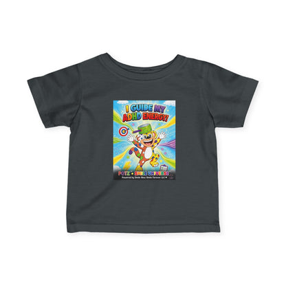 Potz™ Infant Fine Jersey Tee – "I Guide My ADHD Energy!" Graphic Tee | Smile Universe Collection