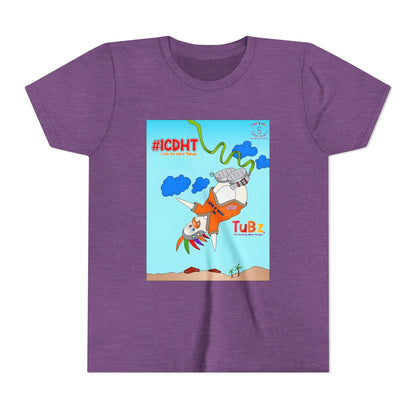 TuBz™ "I Can Do Hard Things" Youth T-Shirt - Motivational Kids Graphic Tee