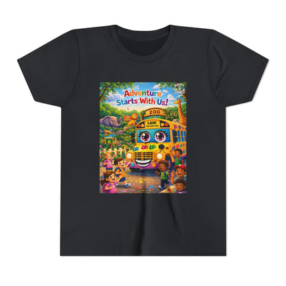 Lani™ Youth Short Sleeve Tee – "Adventure Starts With Us!" Graphic