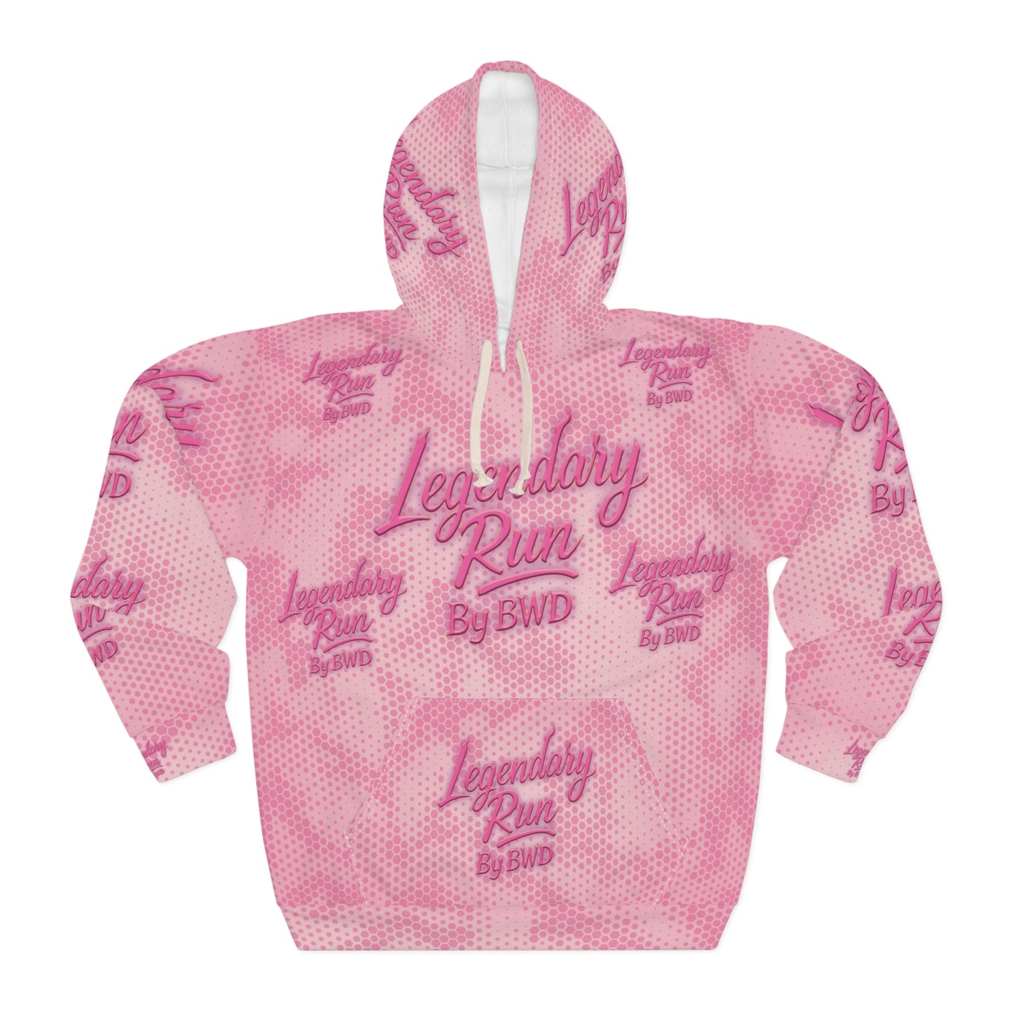 Legendary Run All-Over Print Hoodie — Pullover