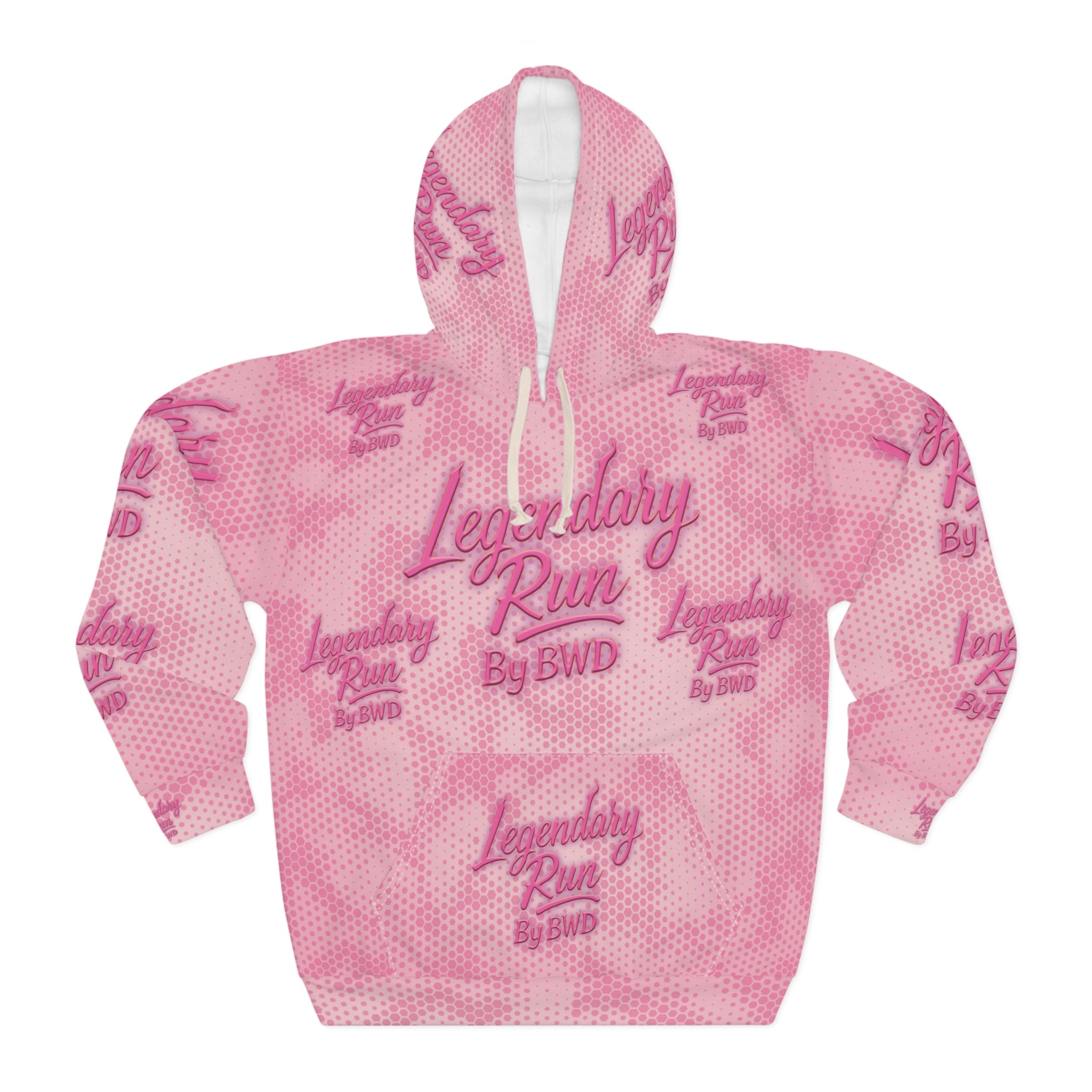 Legendary Run All-Over Print Hoodie — Pullover