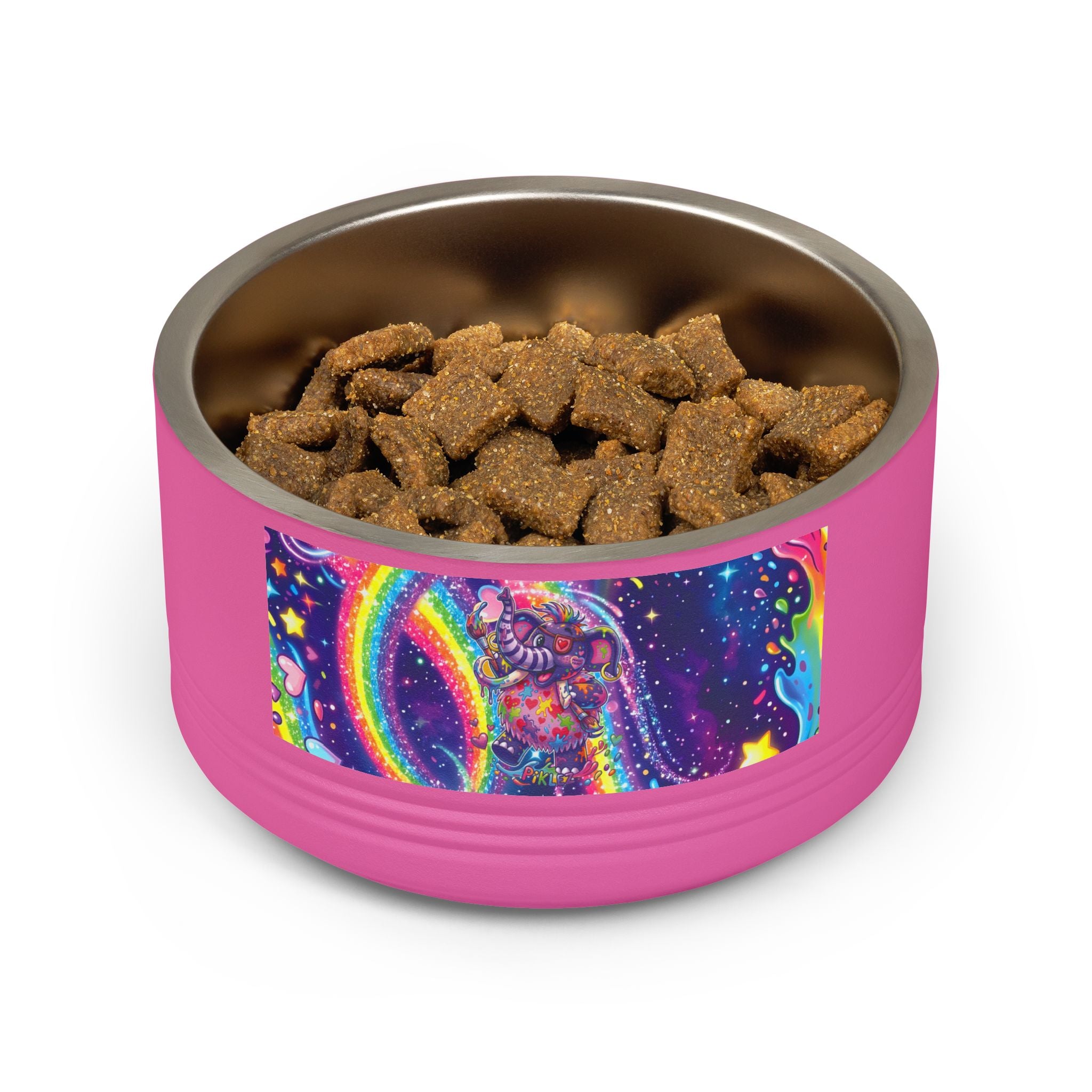 Piklez™ Pet Bowl 18oz – "Magic Paint!" Graphic | Smile Universe Collection