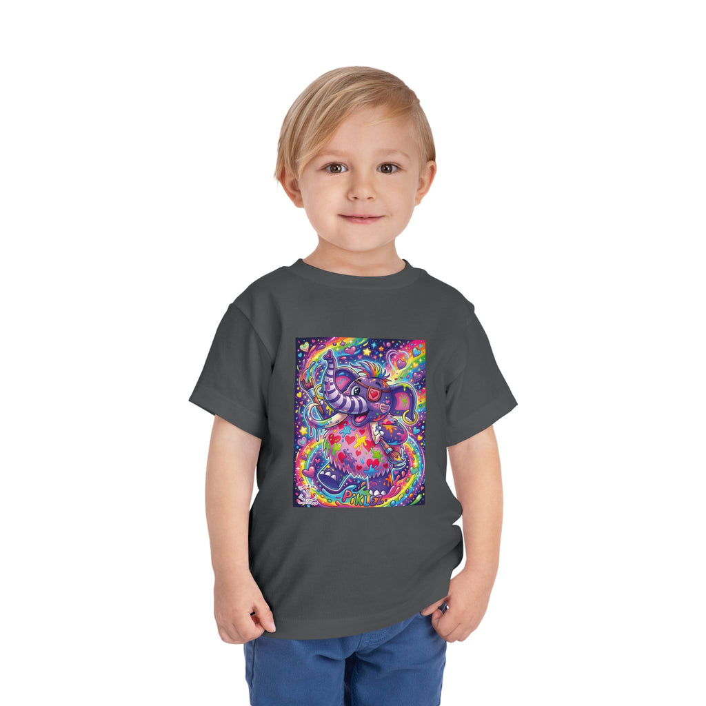 Piklez™ Toddler Short Sleeve Tee – "Magic Paint!" Graphic Shirt | Smile Universe Collection