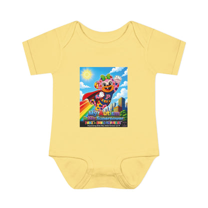 Panz™ Infant Baby Rib Bodysuit – "My Autism is My Superpower" Graphic | Smile Universe Collection