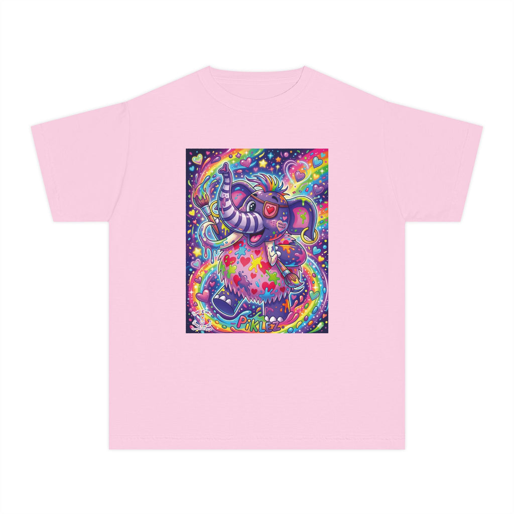 Piklez™ Youth Midweight Tee – "Magic Paint!" Graphic Shirt | Smile Universe Collection