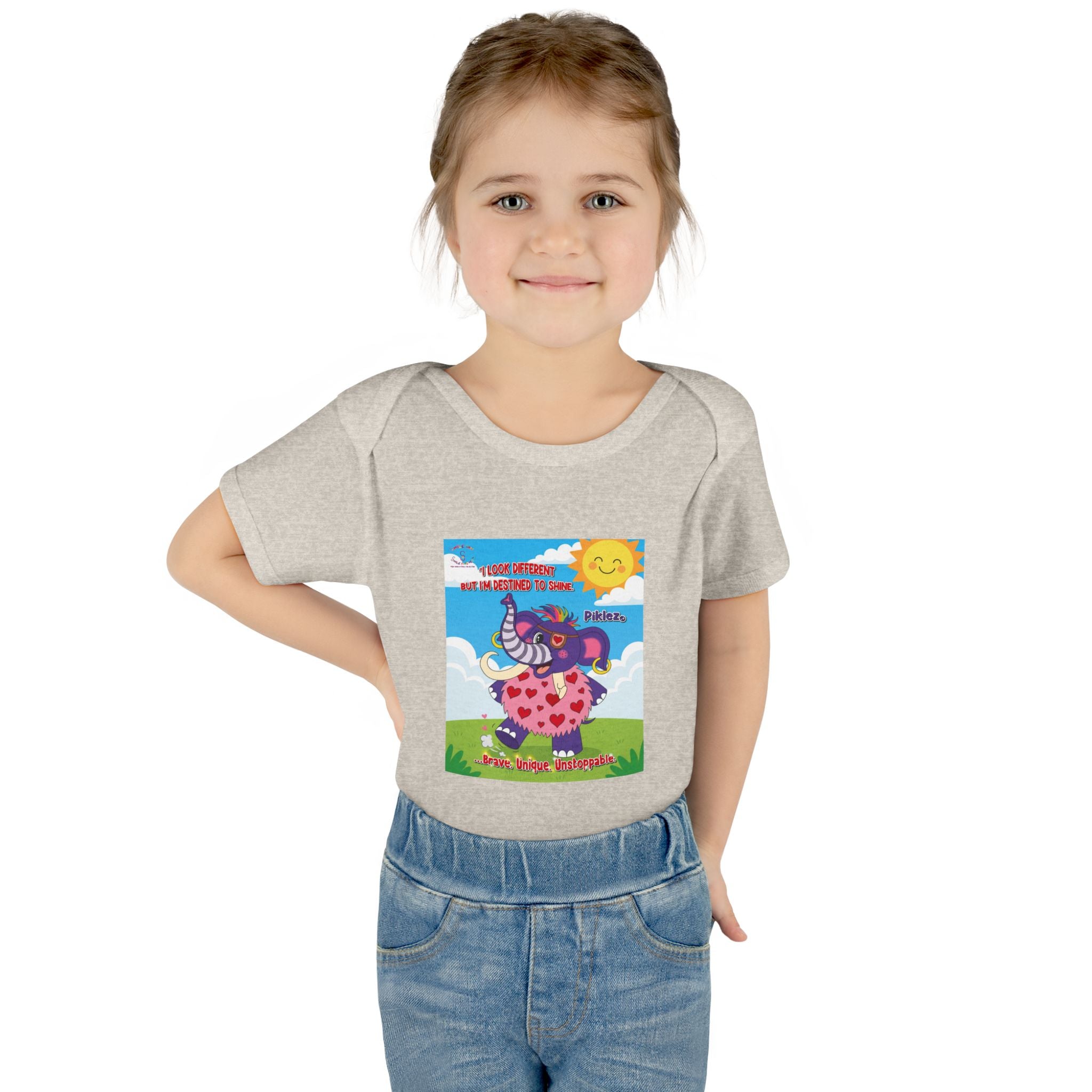 Piklez™ Infant Bodysuit – “Destined to Shine” Baby Outfit | Smile Universe Collection