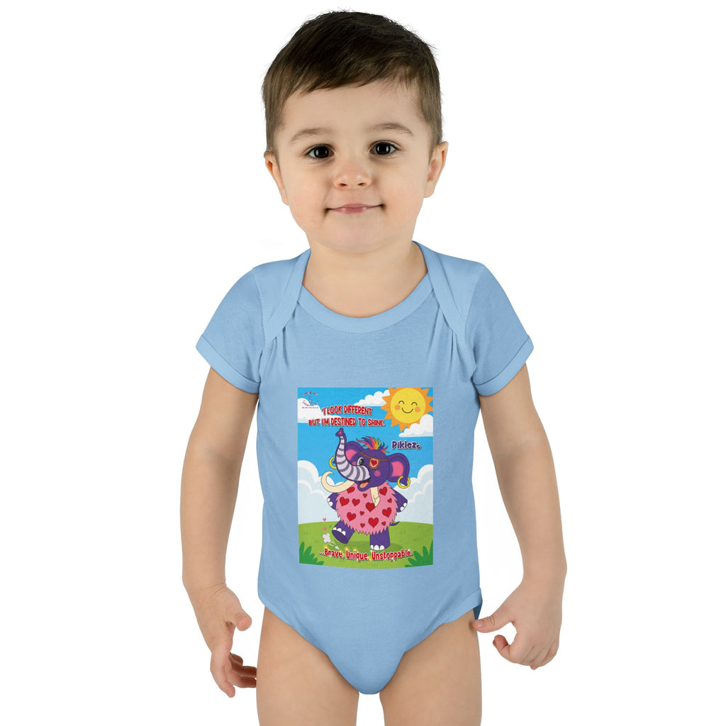 Piklez™ Infant Bodysuit – “Destined to Shine” Baby Outfit | Smile Universe Collection