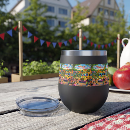Lani™ 12oz Copper Vacuum Insulated Cup – "Adventure Starts With Us!" Graphic