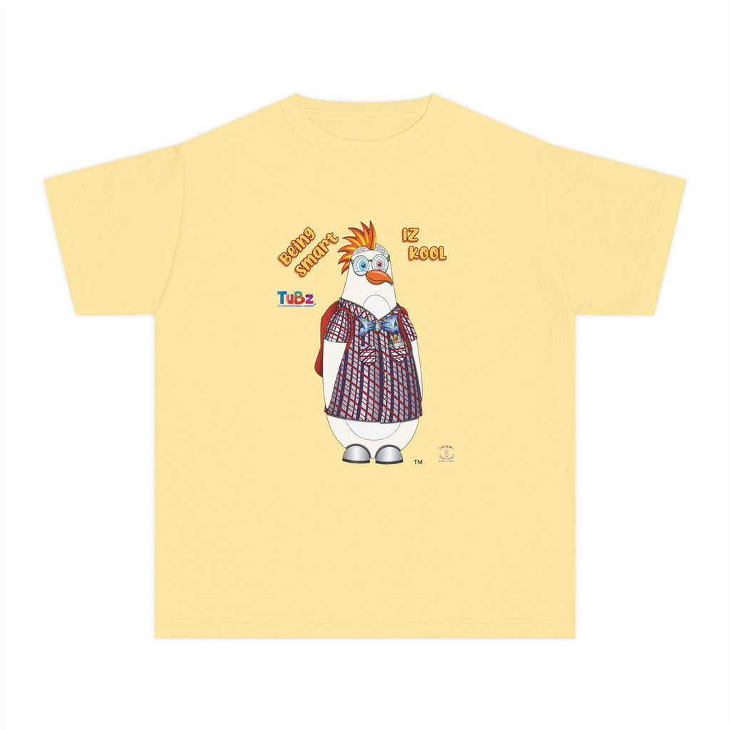 TuBz™ "Being Smart Iz Kool" Youth Graphic T-Shirt - Educational Kids Tee | TuBz4Kidz