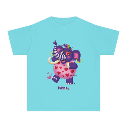 Piklez™ Youth Midweight Tee – "Full of Love!" Graphic Shirt | Smile Universe Collection