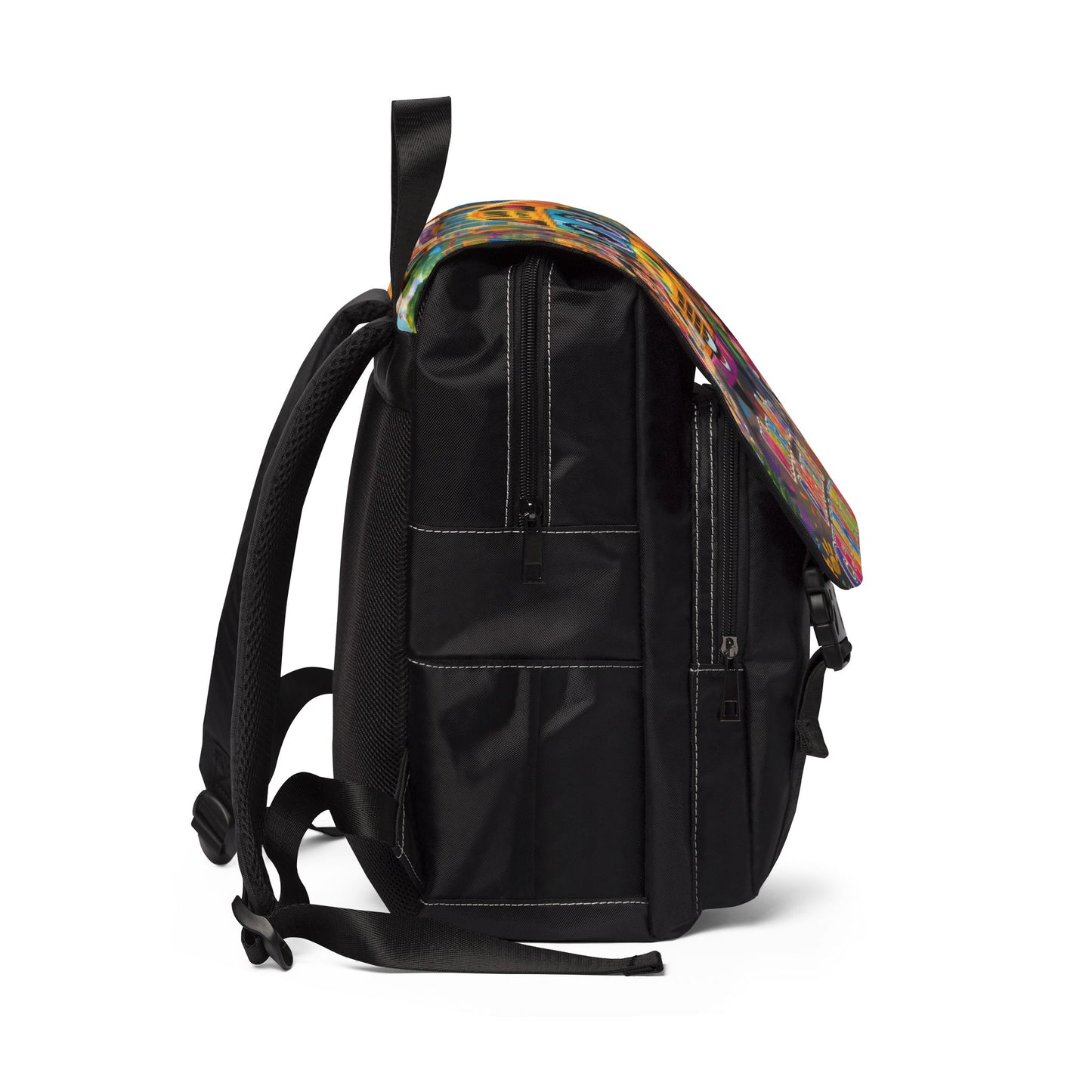 Lani™ Unisex Casual Shoulder Backpack – "Where Being Different is CELEBRATED!" Graphic