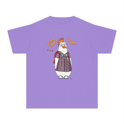 TuBz™ "Being Smart Iz Kool" Youth Graphic T-Shirt - Educational Kids Tee | TuBz4Kidz