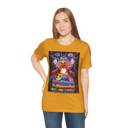Panz™ Unisex Jersey Short Sleeve Tee For Adult– "My Energy is Powerful" Graphic Tee | Smile Universe Collection