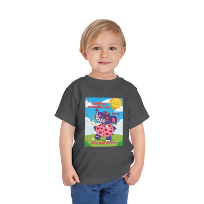 Piklez™ Toddler Tee – “Destined to Shine” Graphic Shirt | Smile Universe Collection