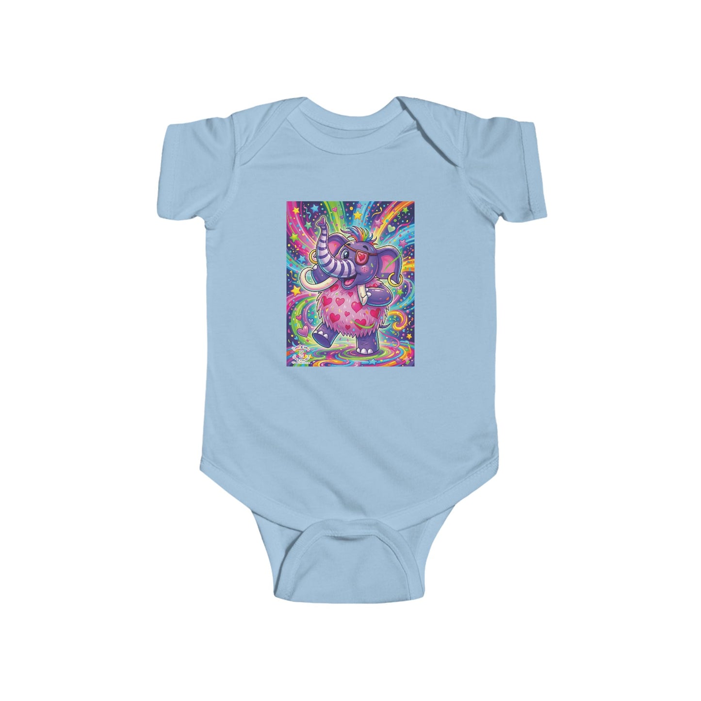 Piklez™ Infant Fine Jersey Bodysuit – "Born to Celebrate!" Graphic | Smile Universe Collection