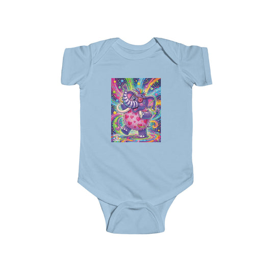 Piklez™ Infant Fine Jersey Bodysuit – "Born to Celebrate!" Graphic | Smile Universe Collection