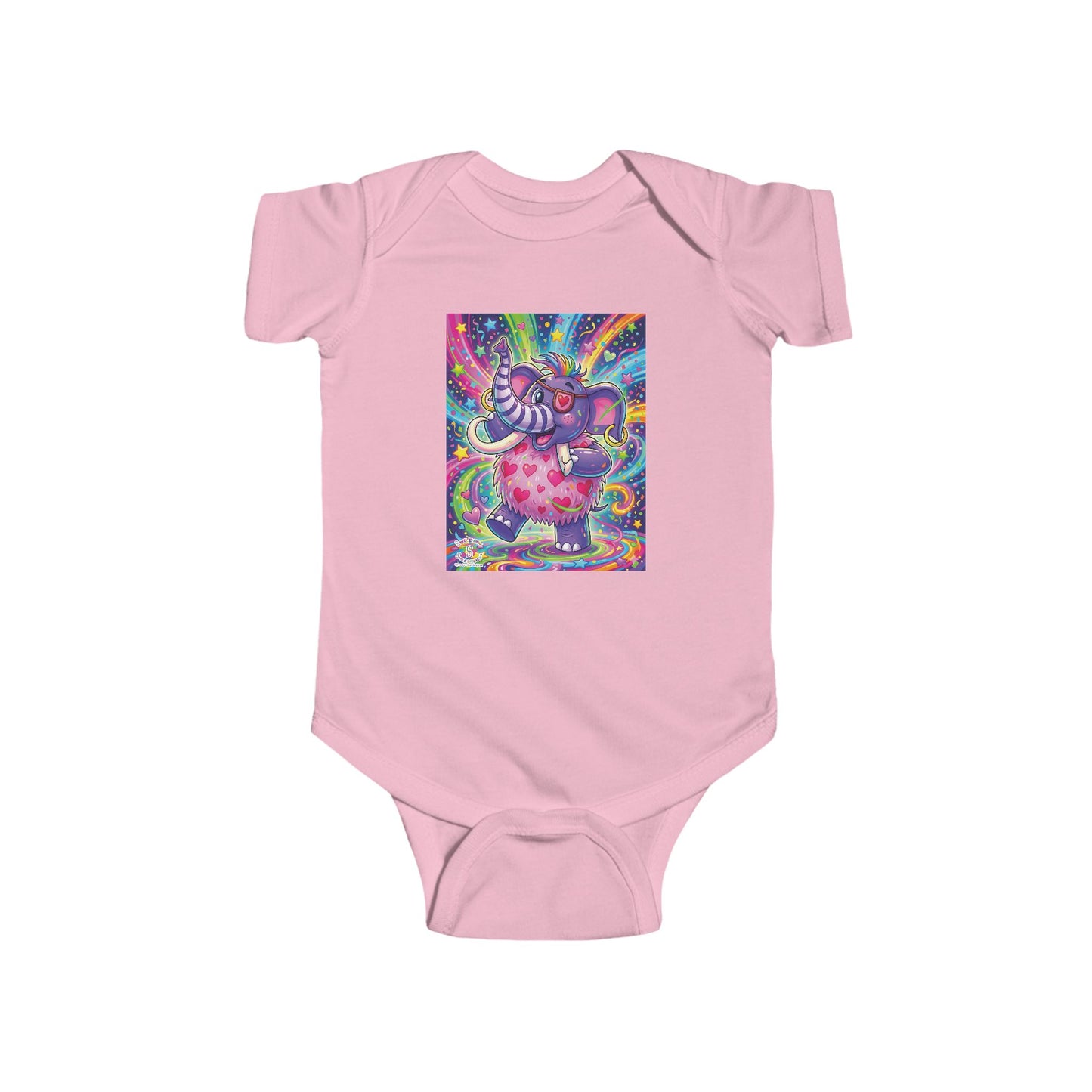 Piklez™ Infant Fine Jersey Bodysuit – "Born to Celebrate!" Graphic | Smile Universe Collection