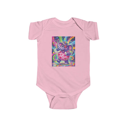 Piklez™ Infant Fine Jersey Bodysuit – "Born to Celebrate!" Graphic | Smile Universe Collection