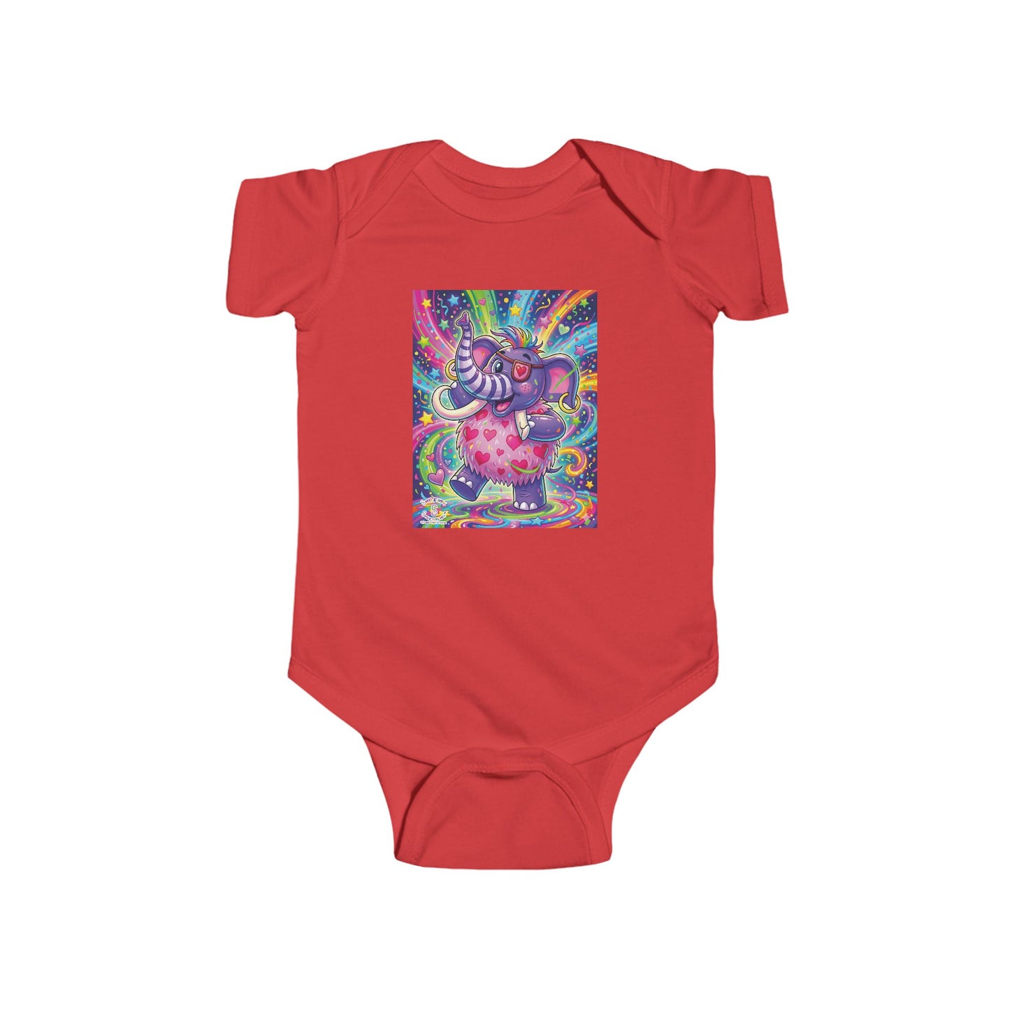 Piklez™ Infant Fine Jersey Bodysuit – "Born to Celebrate!" Graphic | Smile Universe Collection