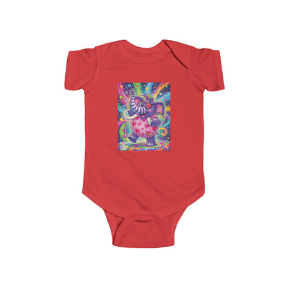 Piklez™ Infant Fine Jersey Bodysuit – "Born to Celebrate!" Graphic | Smile Universe Collection