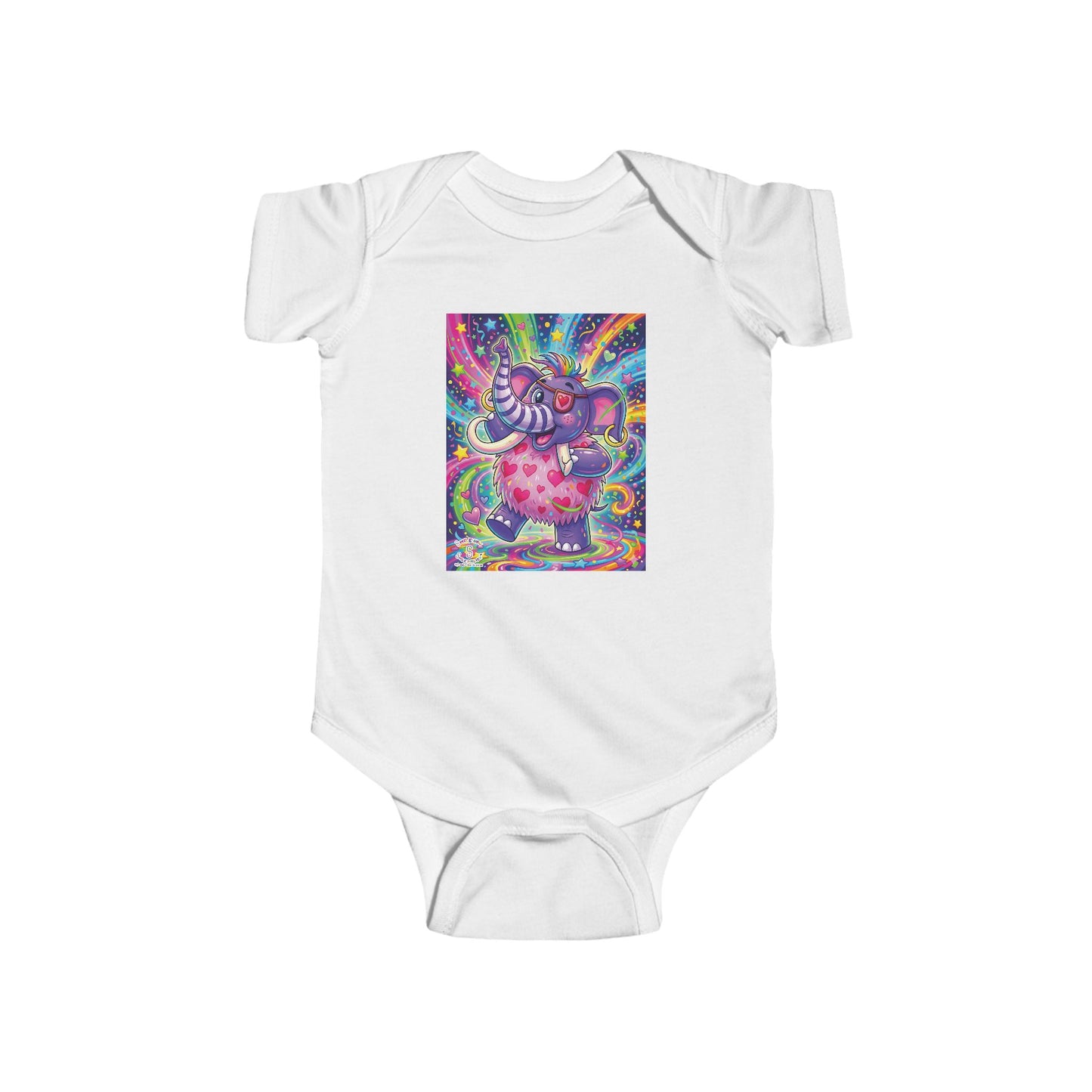Piklez™ Infant Fine Jersey Bodysuit – "Born to Celebrate!" Graphic | Smile Universe Collection