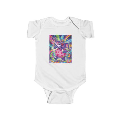 Piklez™ Infant Fine Jersey Bodysuit – "Born to Celebrate!" Graphic | Smile Universe Collection