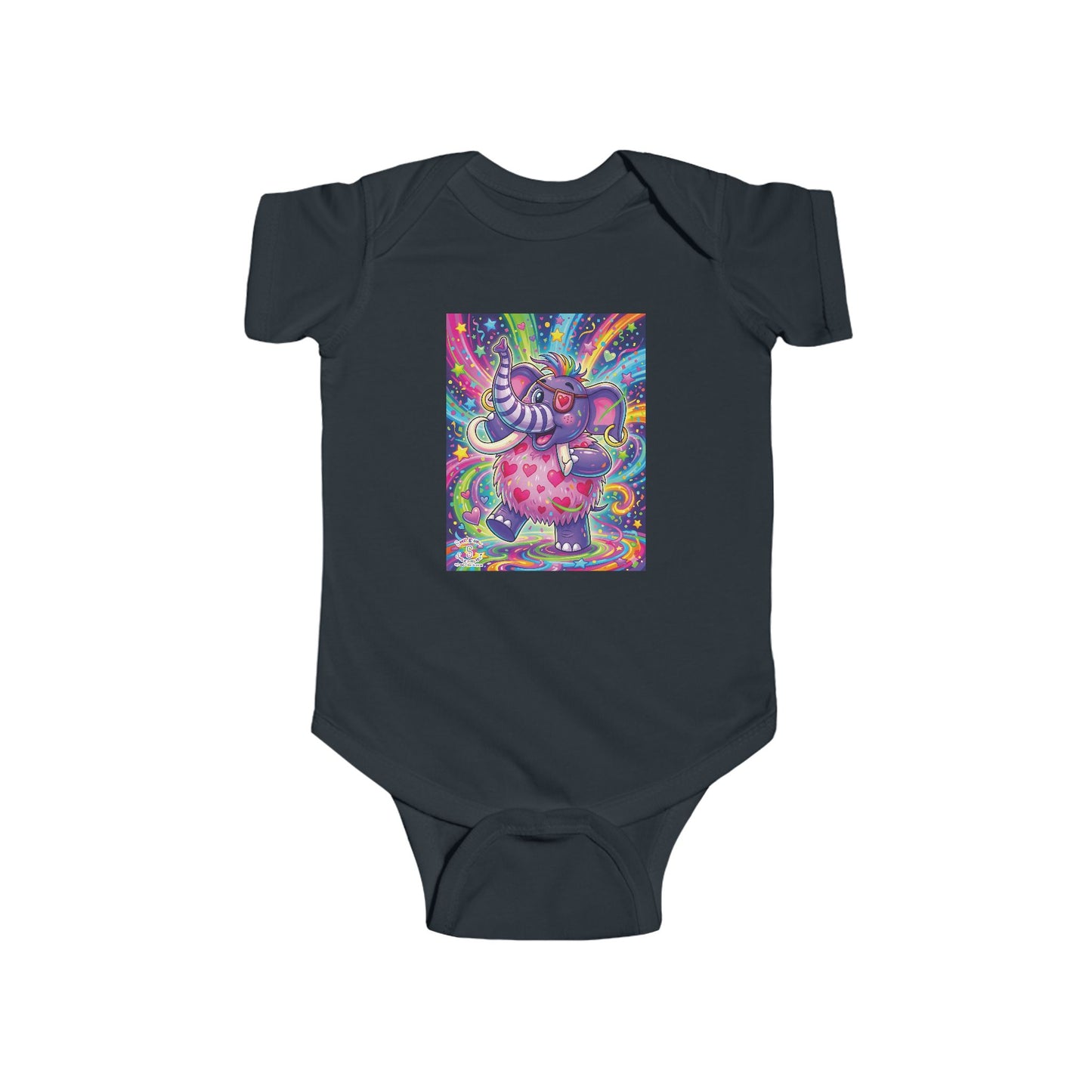 Piklez™ Infant Fine Jersey Bodysuit – "Born to Celebrate!" Graphic | Smile Universe Collection