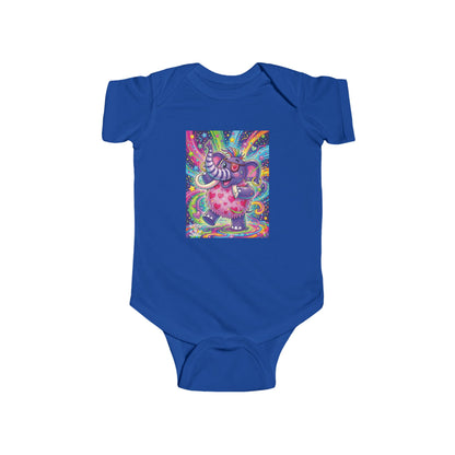 Piklez™ Infant Fine Jersey Bodysuit – "Born to Celebrate!" Graphic | Smile Universe Collection