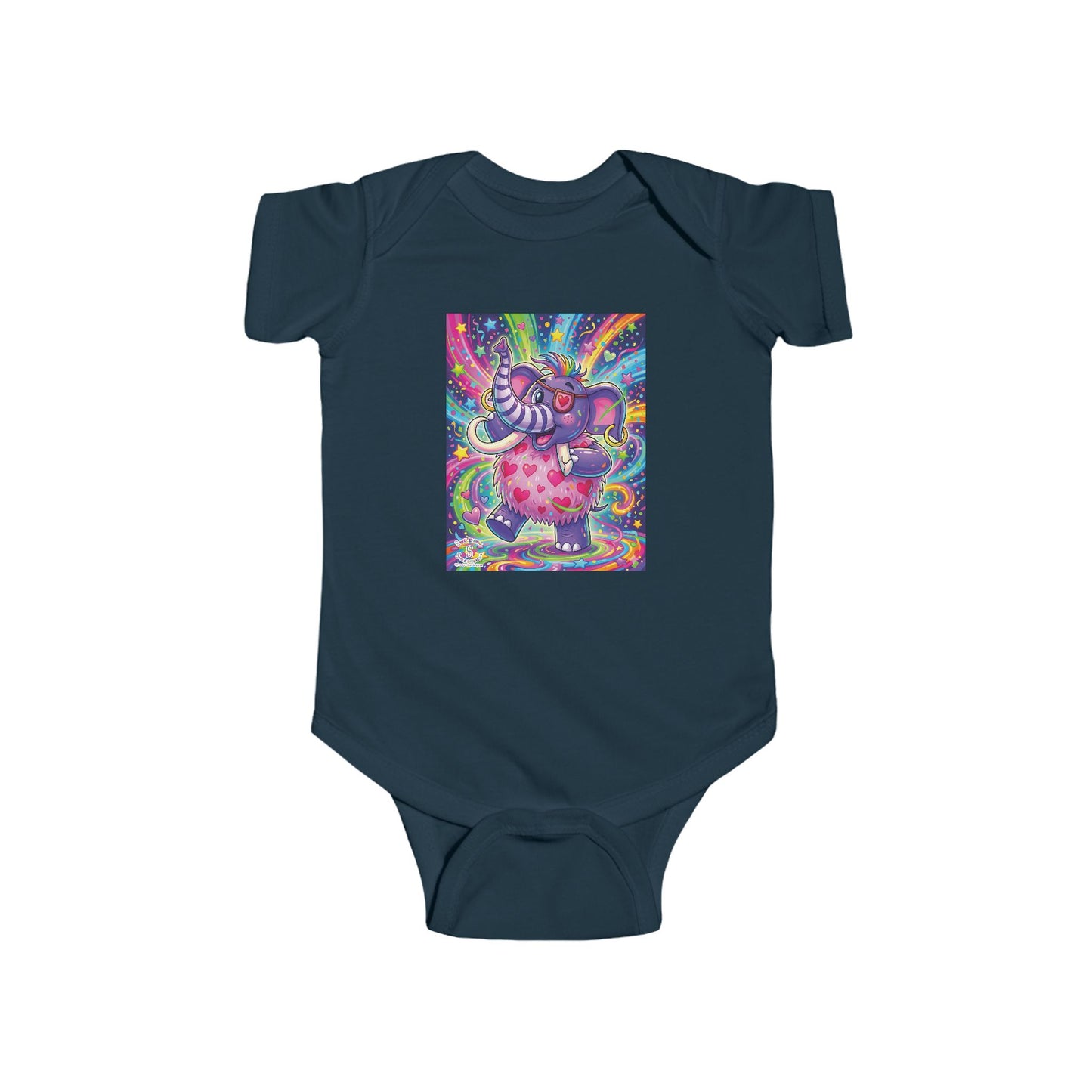 Piklez™ Infant Fine Jersey Bodysuit – "Born to Celebrate!" Graphic | Smile Universe Collection