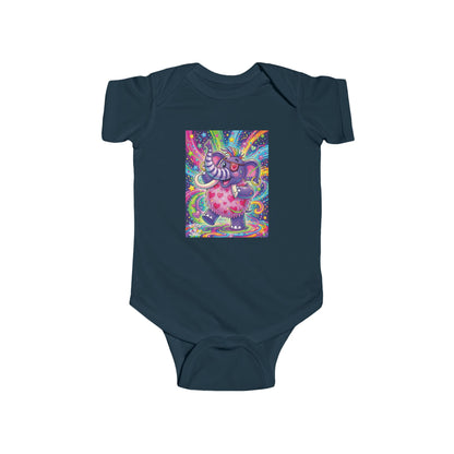Piklez™ Infant Fine Jersey Bodysuit – "Born to Celebrate!" Graphic | Smile Universe Collection