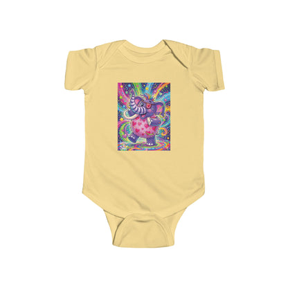 Piklez™ Infant Fine Jersey Bodysuit – "Born to Celebrate!" Graphic | Smile Universe Collection