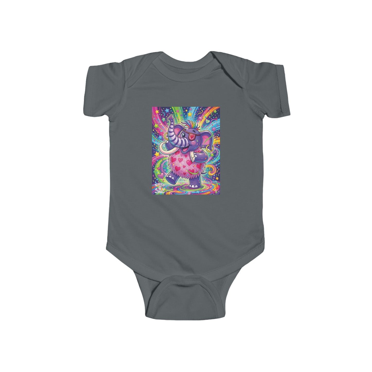 Piklez™ Infant Fine Jersey Bodysuit – "Born to Celebrate!" Graphic | Smile Universe Collection