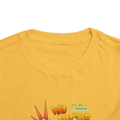TuBz™ Rockstar Kids T-Shirt - "Who Hotter Than Me!" Graphic Tee | Smile Universe TuBz4Kidz Collection